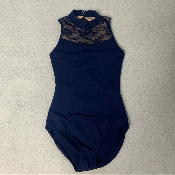 Energetiks New With Tags Scarlet Lace Leotard in Navy US Size 4/6 - Picture 6 of 16